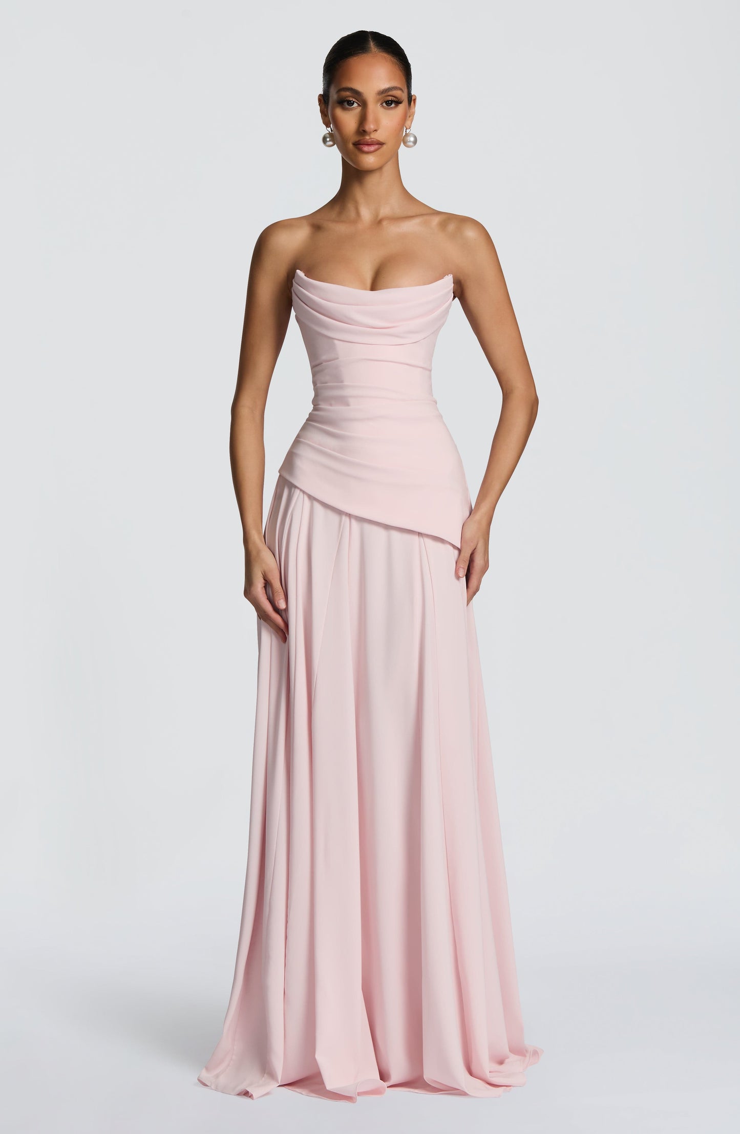 Patricia Maxi Dress - Blush Dress Babyboo Fashion Premium Exclusive Design