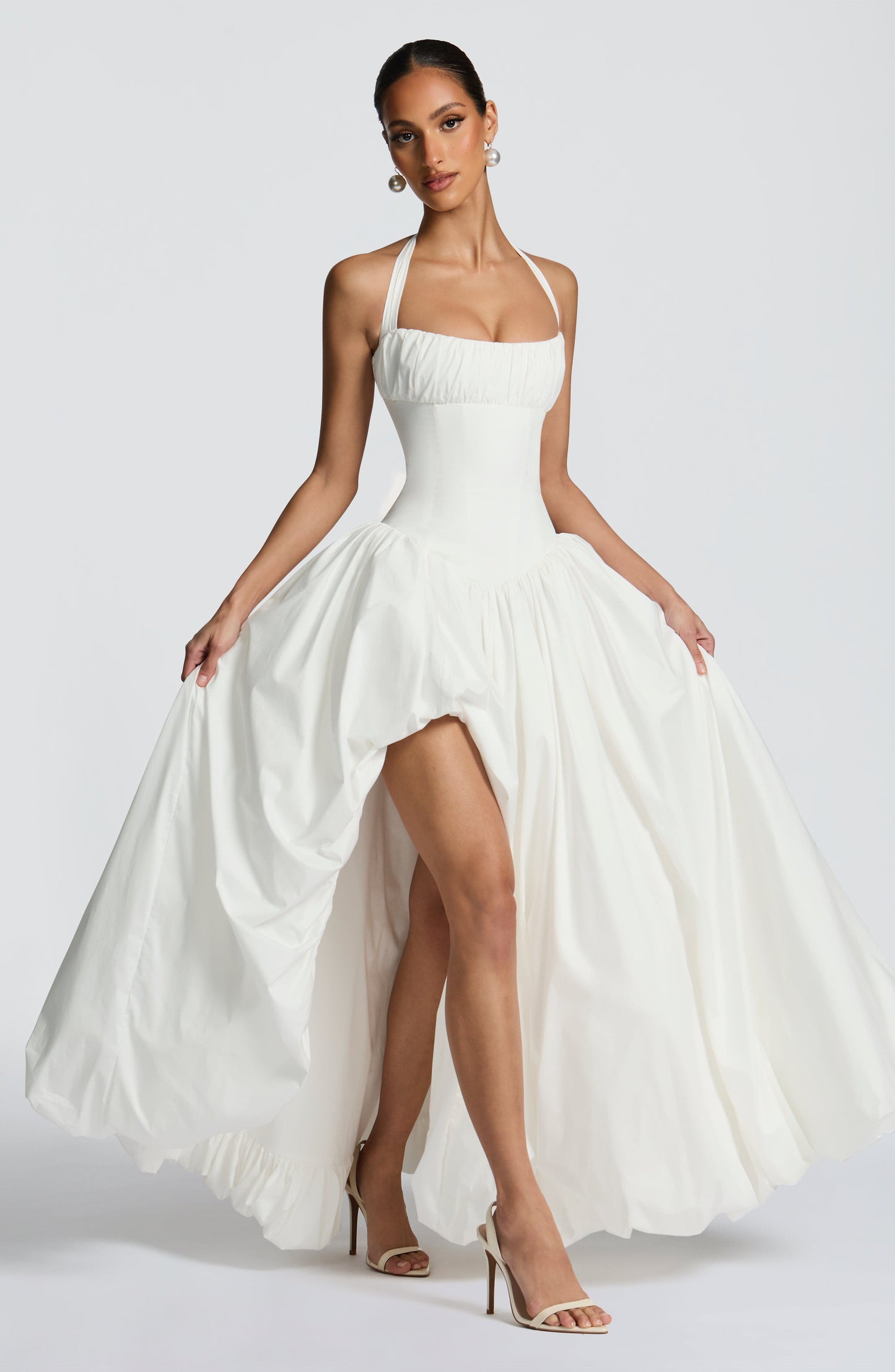 Keira Maxi Dress - Ivory Dress Babyboo Fashion Premium Exclusive Design