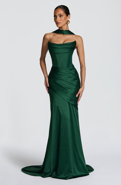 Kensington Maxi Dress - Emerald Dress Babyboo Fashion Premium Exclusive Design