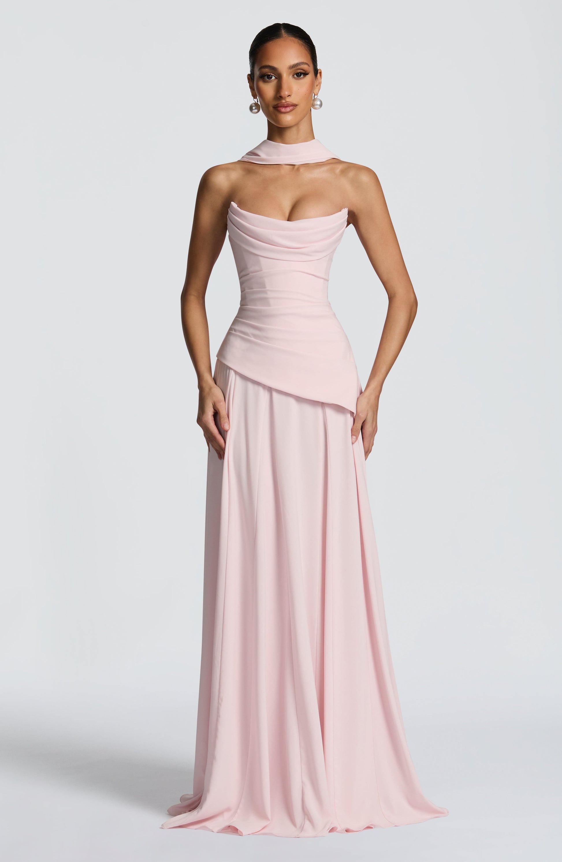 Patricia Maxi Dress - Blush Dress Babyboo Fashion Premium Exclusive Design